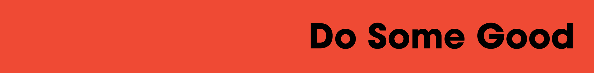 dosomegood banner