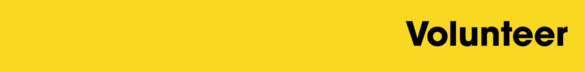 volunteer banner