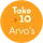 Take 10 Arvo's logo