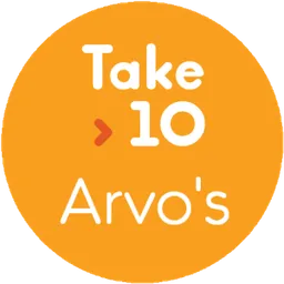Take 10 Arvo's logo